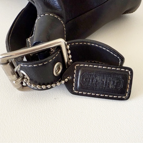 Coach Legacy Bag Shoulder Leather 9564 Demi Soho Boho Casual Y2K Chic Black - Picture 9 of 13